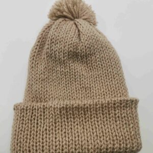 Caciula dubla tricotata, uni, mot detasabil, 3 - 5 ani