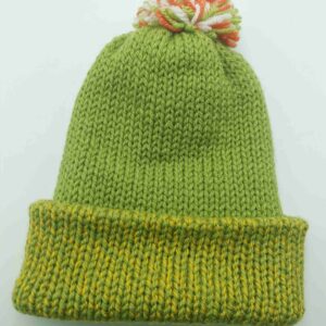 Caciula tricotata, reversibila, cu mot detasabil, 3 - 10 ani