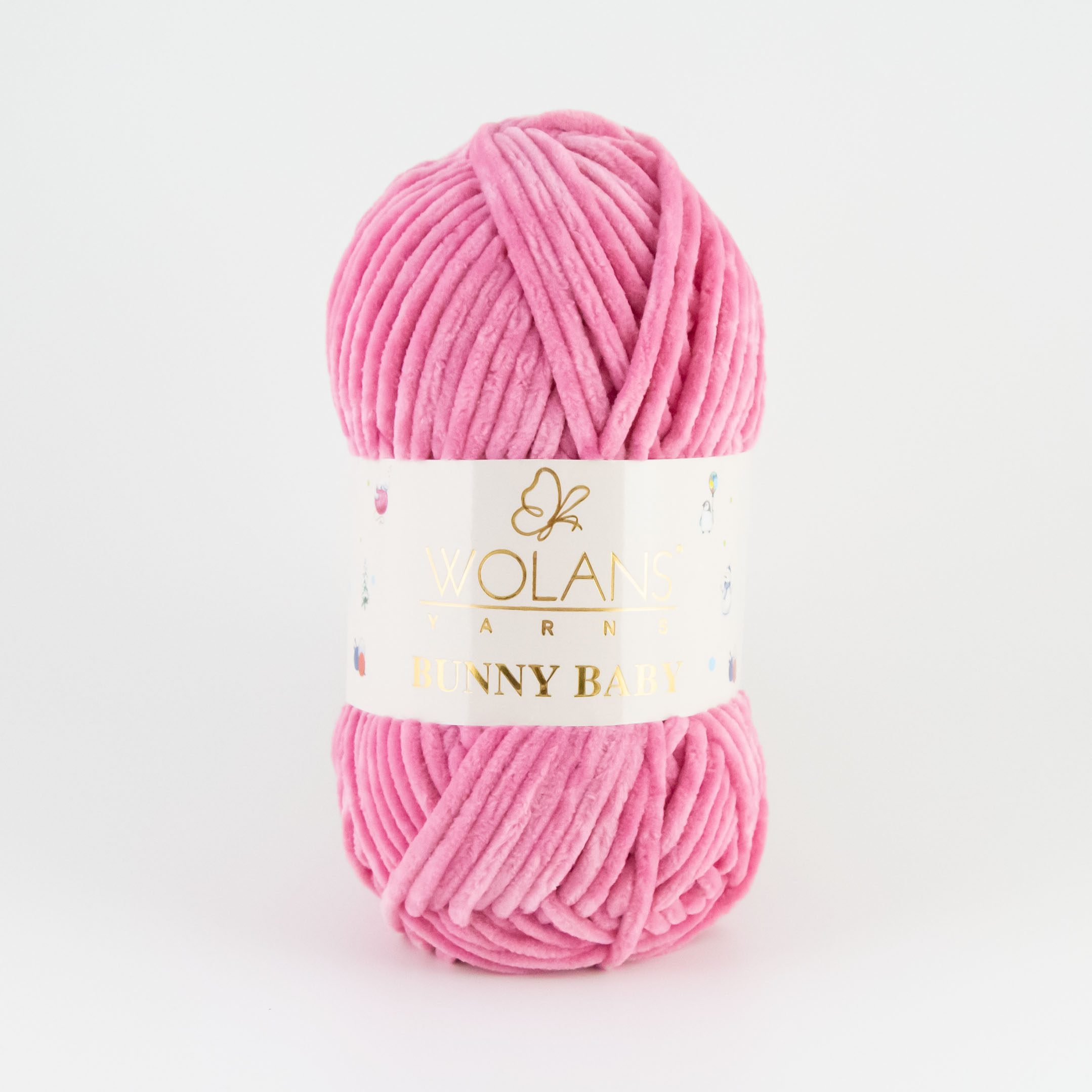 Bunny Baby Wolans fir pufos catifea ROZ 31