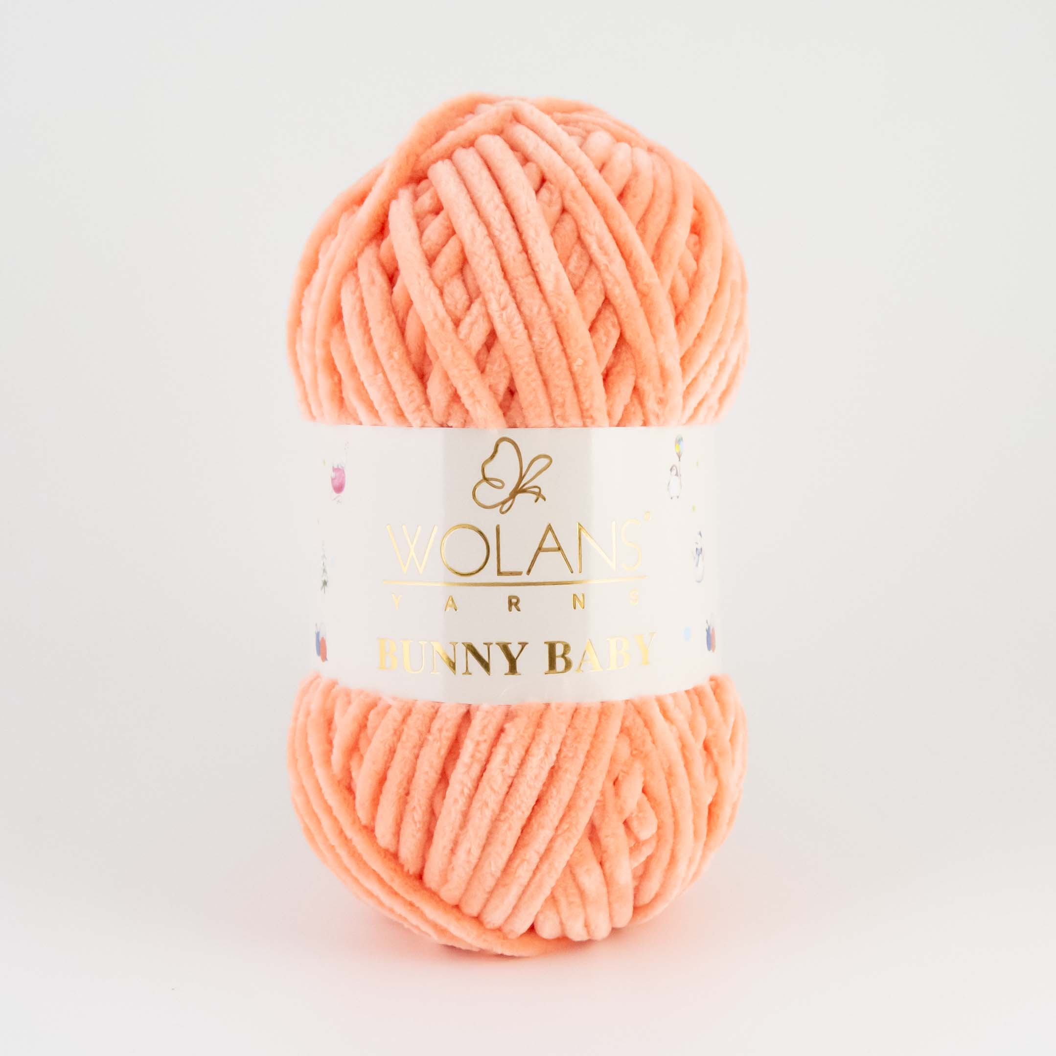 Bunny Baby Wolans fir pufos catifea TANGRINE 65