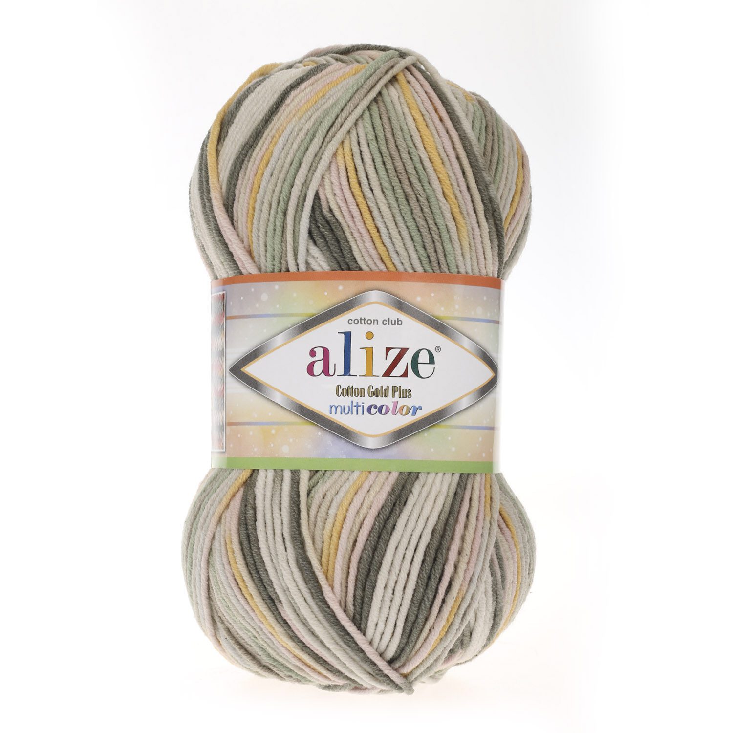 Cotton gold plus Alize fir bumbac si acril multicolor 52199