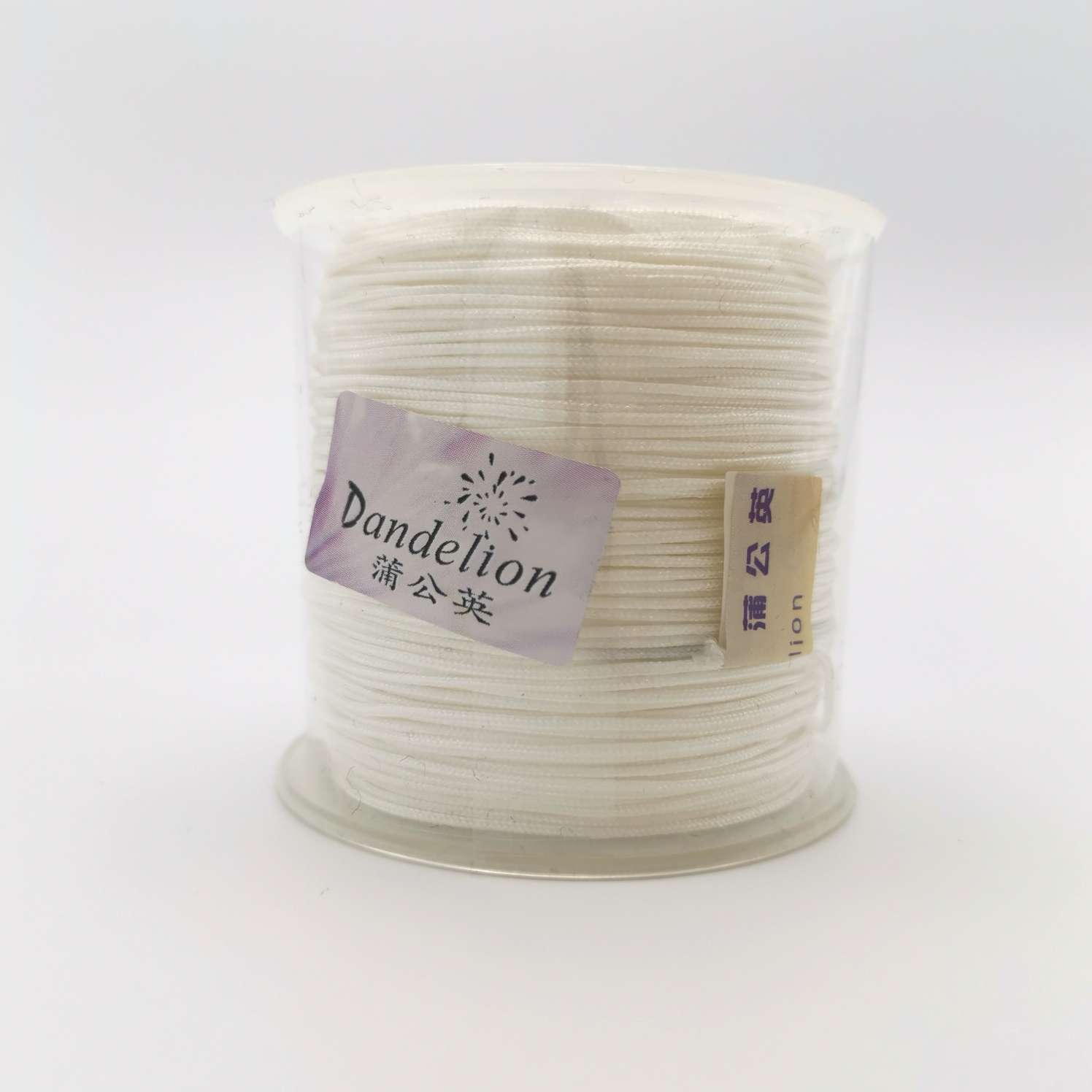 Rola snur shamballa Dandelion alb 1 mm 100 m