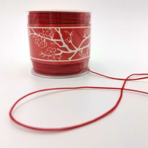 Rola snur shamballa rosu 0.8 mm 90 m