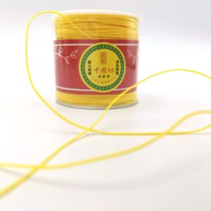 Rola snur shamballa galben 0.8 mm 90 m