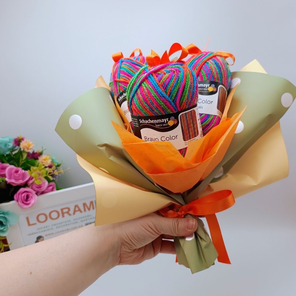 Fir acril 100% Bravo Color 95 multicolor buchet (1)