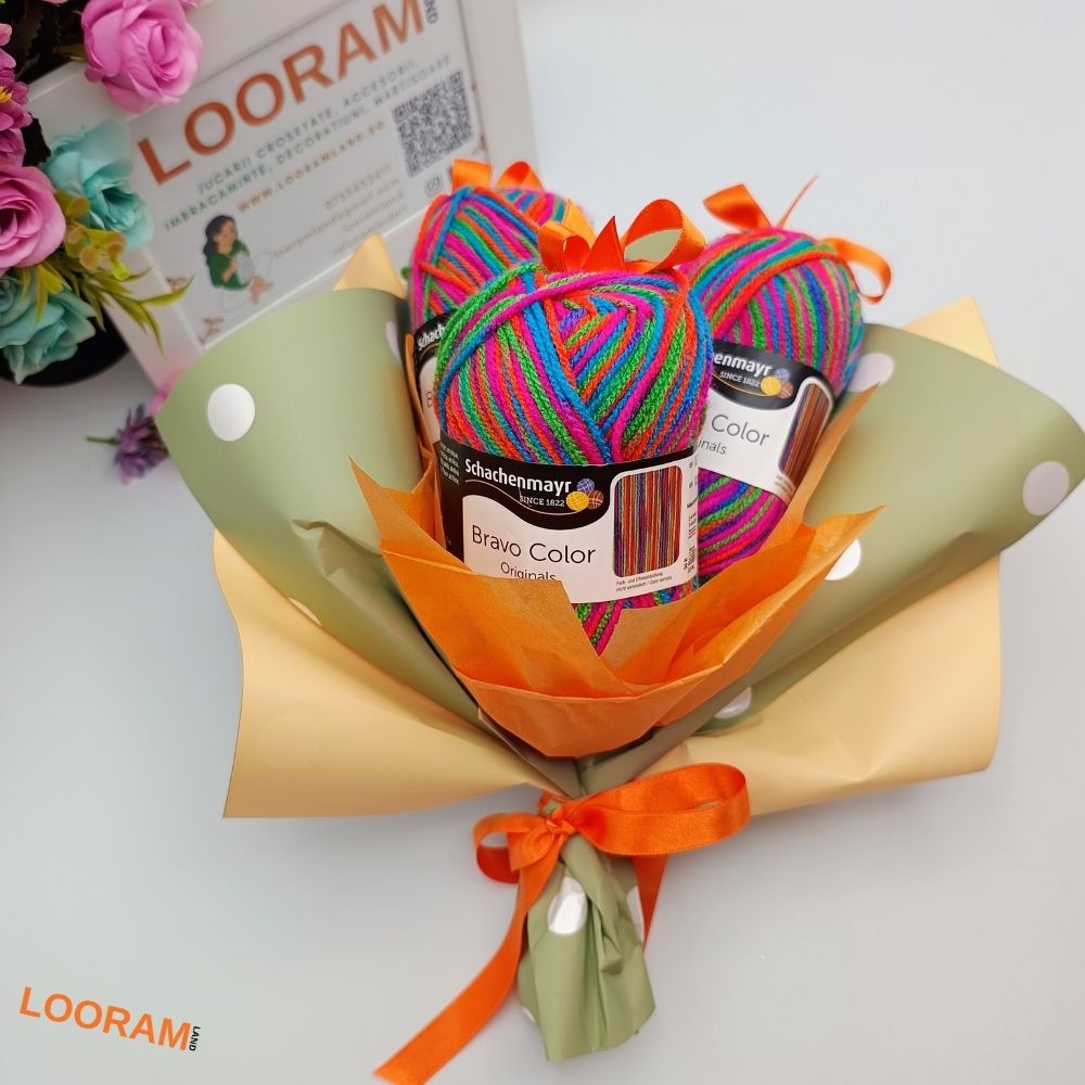 Fir acril 100% Bravo Color 95 multicolor buchet (2)