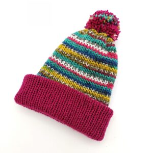 Caciula cu 2 fete si 2 moate