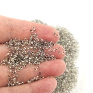 Margele de nisip transparente cod C5 1-2 mm