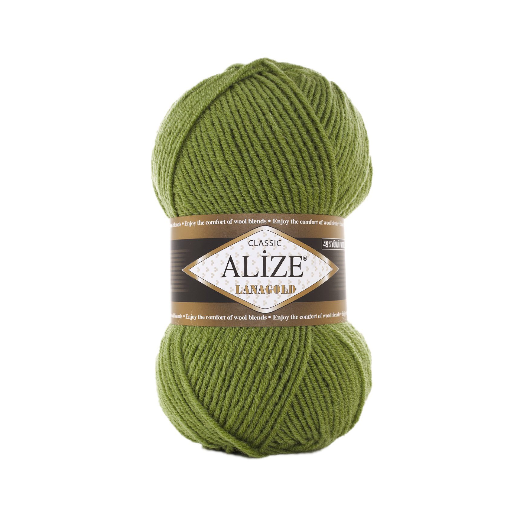 LanaGold Alize fir lana si acril verde 485