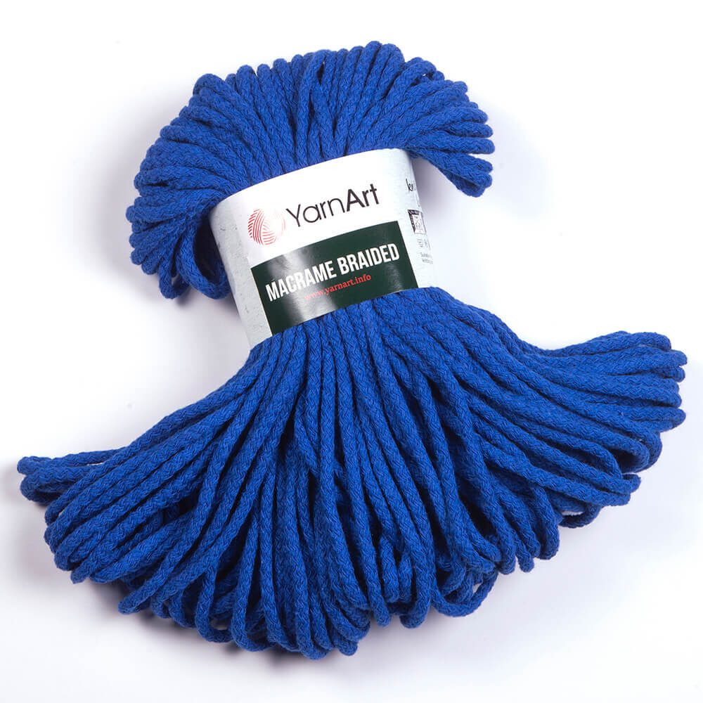 Macrame Braided YarnArt șnur albastru 772