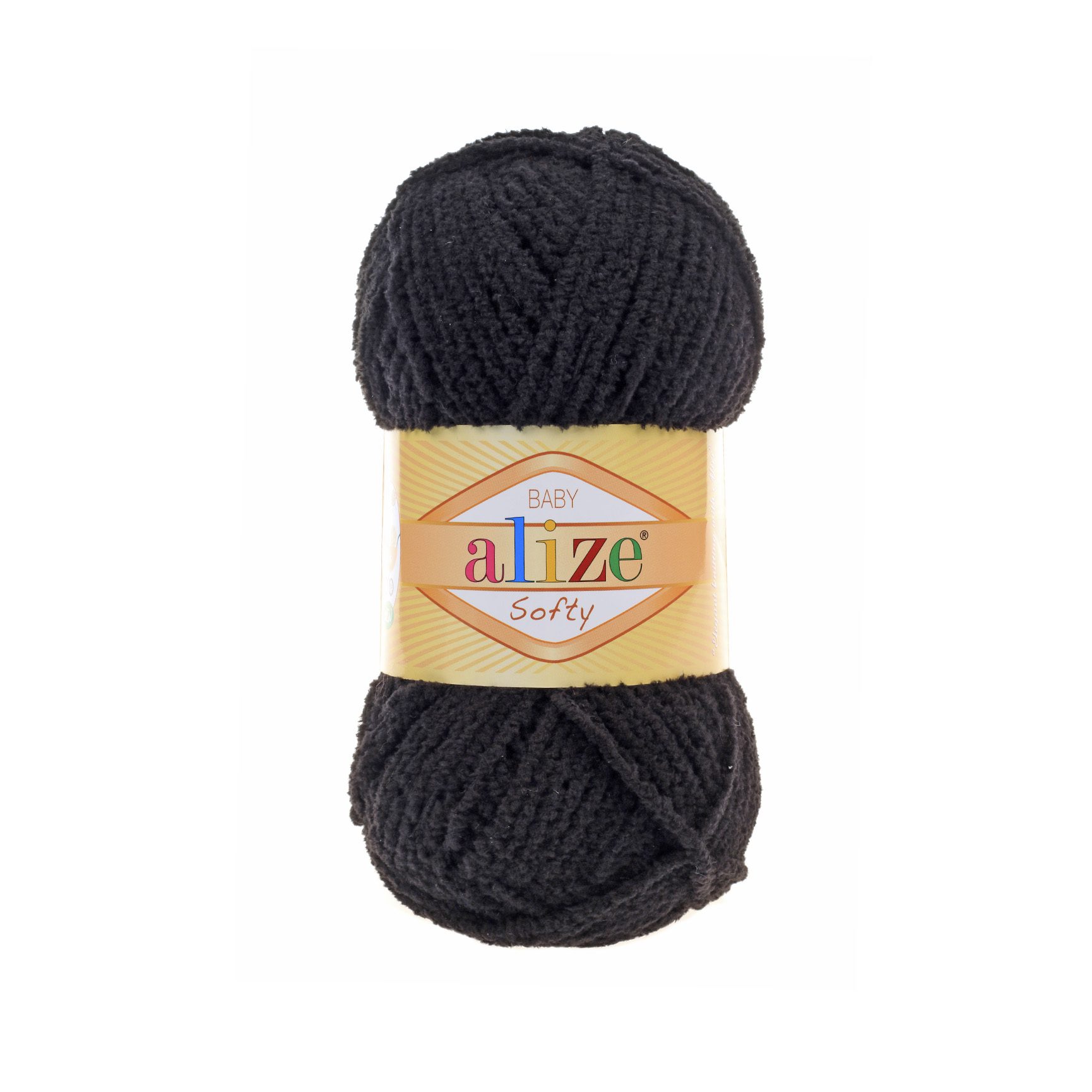 Baby Softy Alize fir pufos negru 60