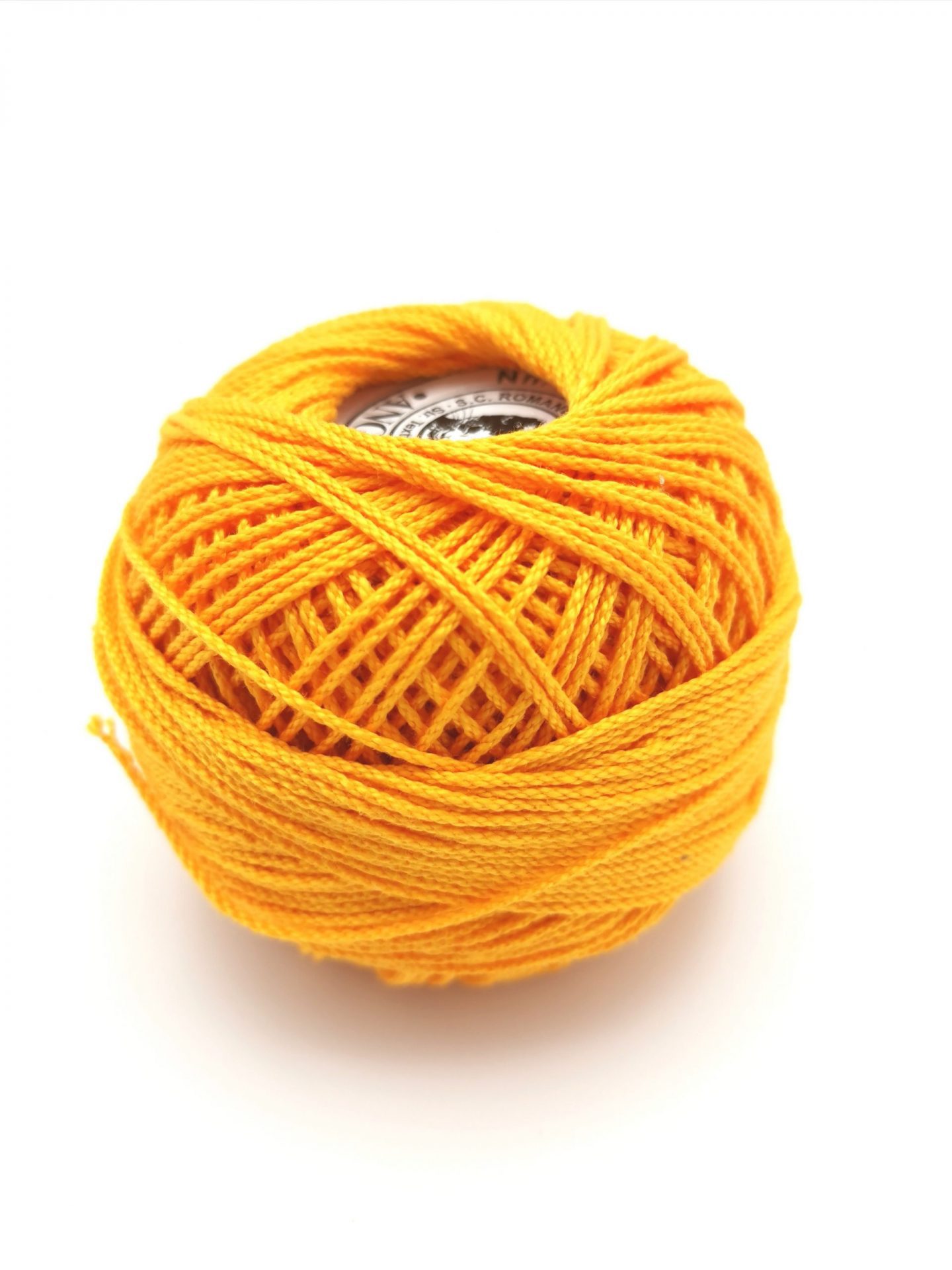 Angelica Românofir fir românesc din bumbac mercerizat galben 1313