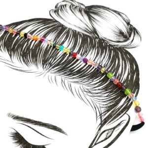 Bentita tip elastic cu margelute