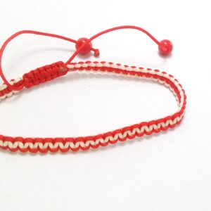 Bratara handmade martisor simpla impletita - martisor lucrat manual