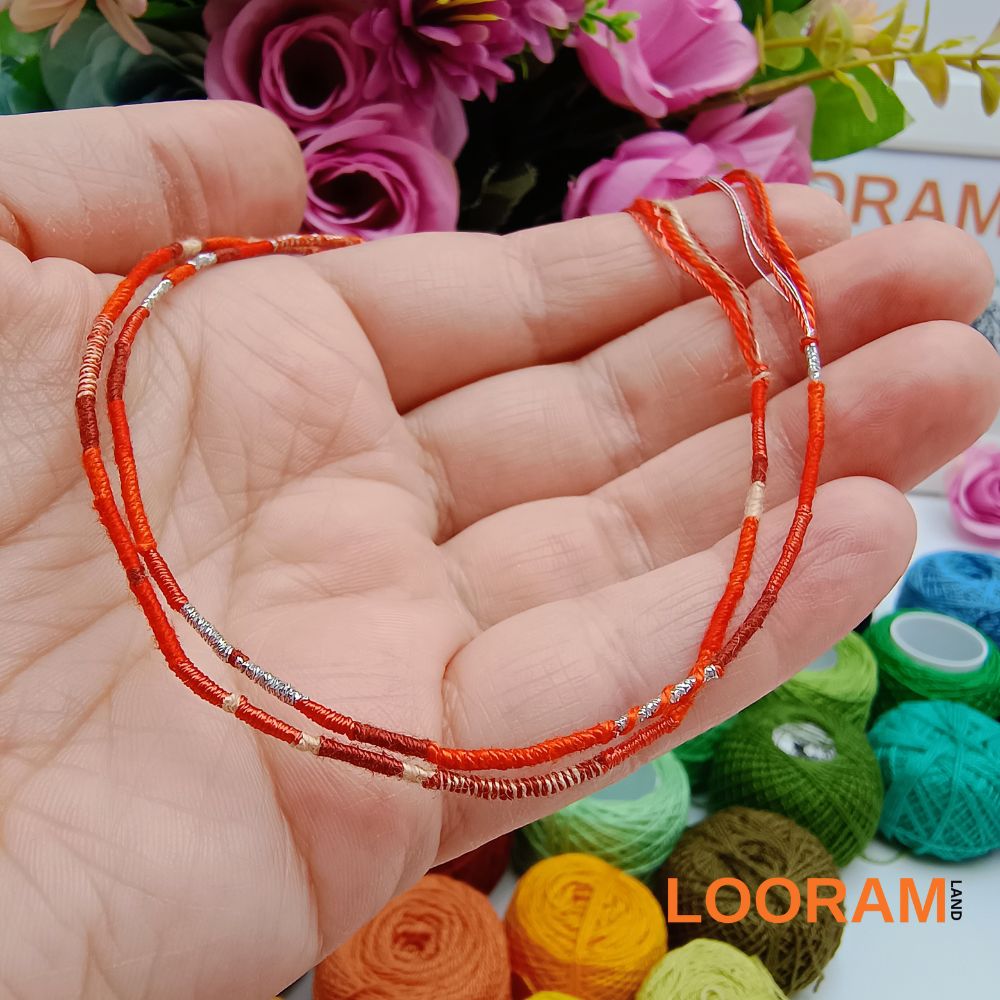 bratara din ata colorata realizata manual ca in vama veche (10)