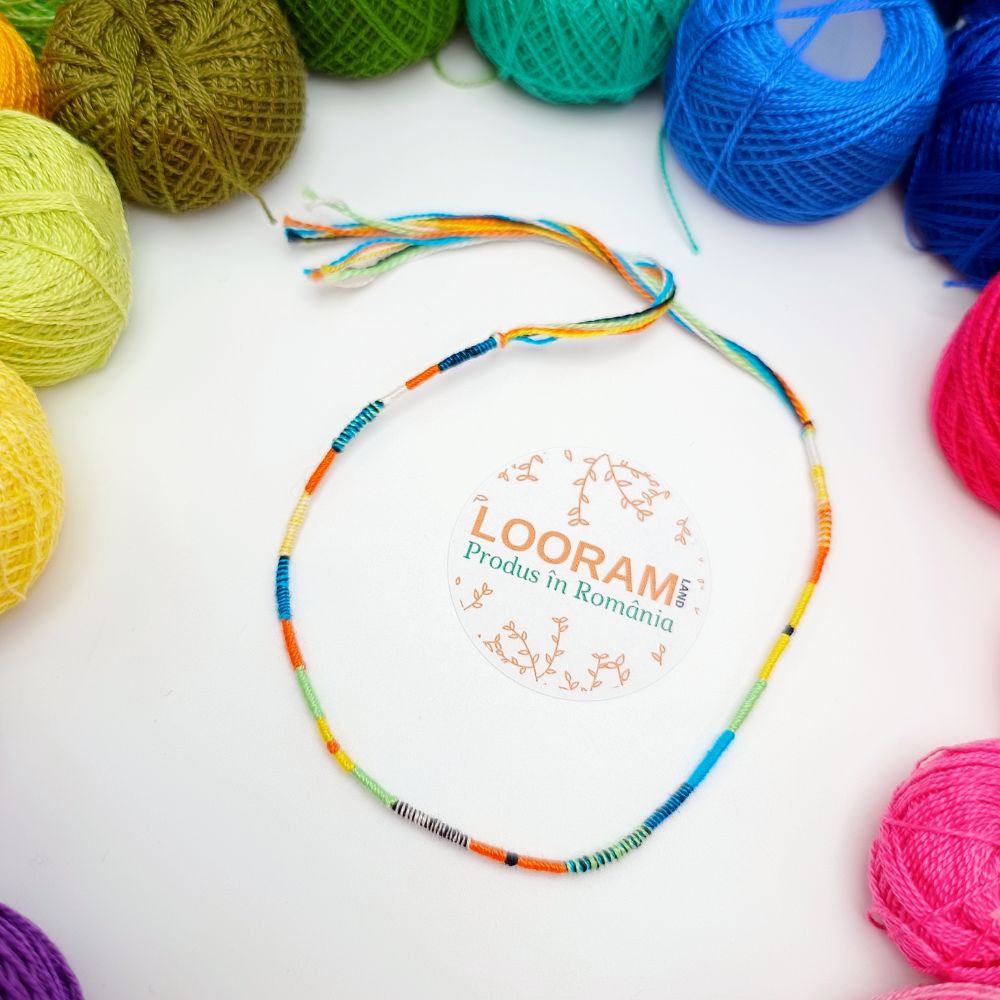 bratara din ata colorata realizata manual ca in vama veche (30)