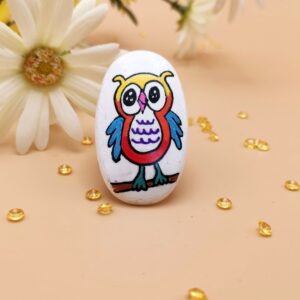 Brosa martisor Bufnita - martisor handmade