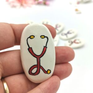 Brosa Stetoscop rosu