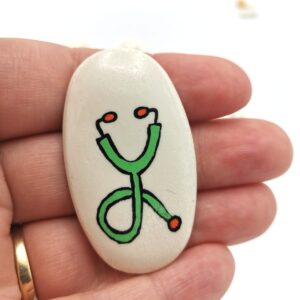 Brosa Stetoscop verde