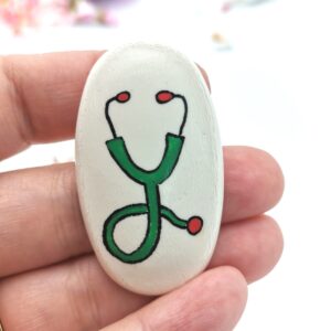 Brosa Stetoscop verde