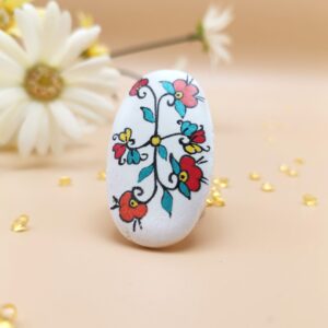 Brosa martisor Floare stilizata