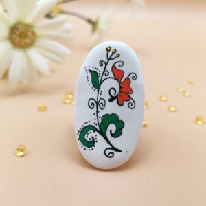 Brosa martisor Floare stilizata