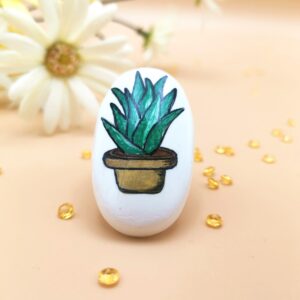 Brosa martisor ALOE VERA