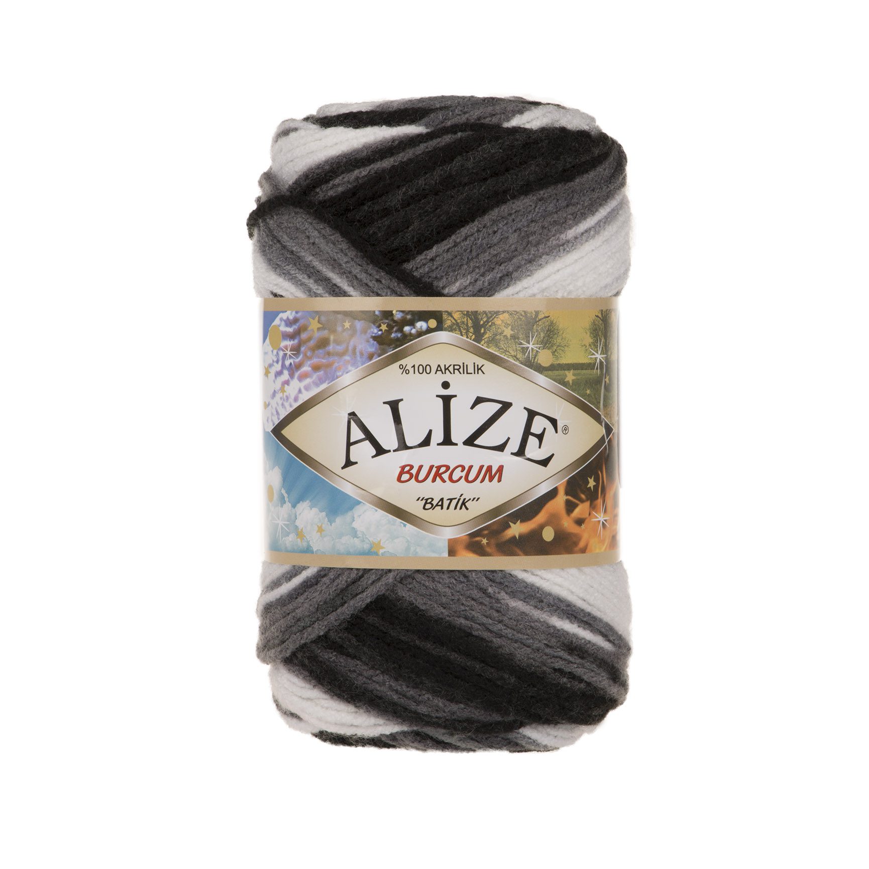 Burcum batik Alize fir acril degrade 4428