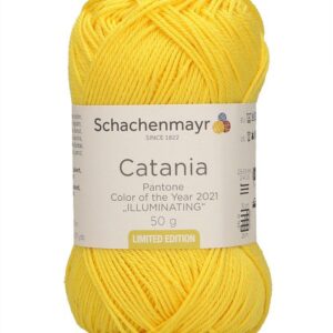 Catania Schachenmayr fir bumbac mercerizat galben 12021