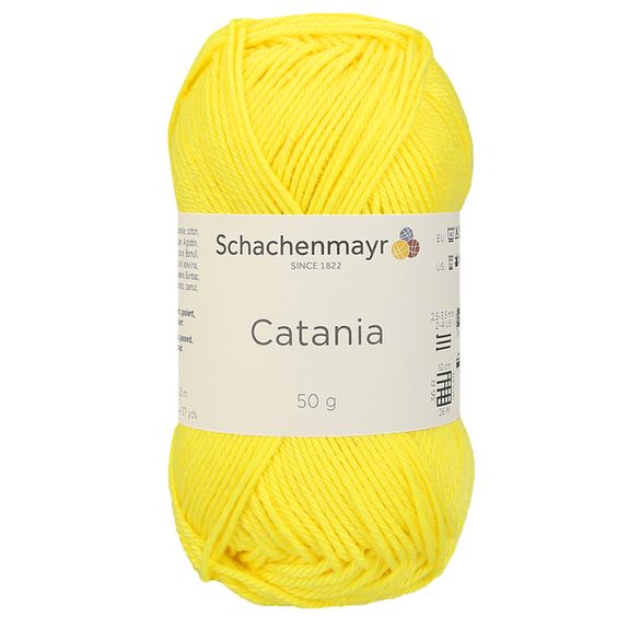 Catania Schachenmayr fir bumbac mercerizat galben 280