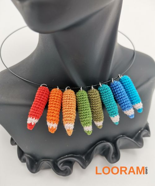 colier creionae colorate crosetate manual cadou profesor (2)