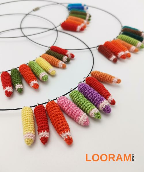 colier creionae colorate crosetate manual cadou profesor (5)