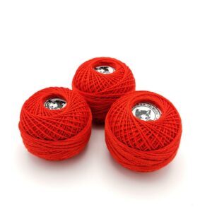 Cotton Perle Românofir fir românesc din bumbac rosu 1332