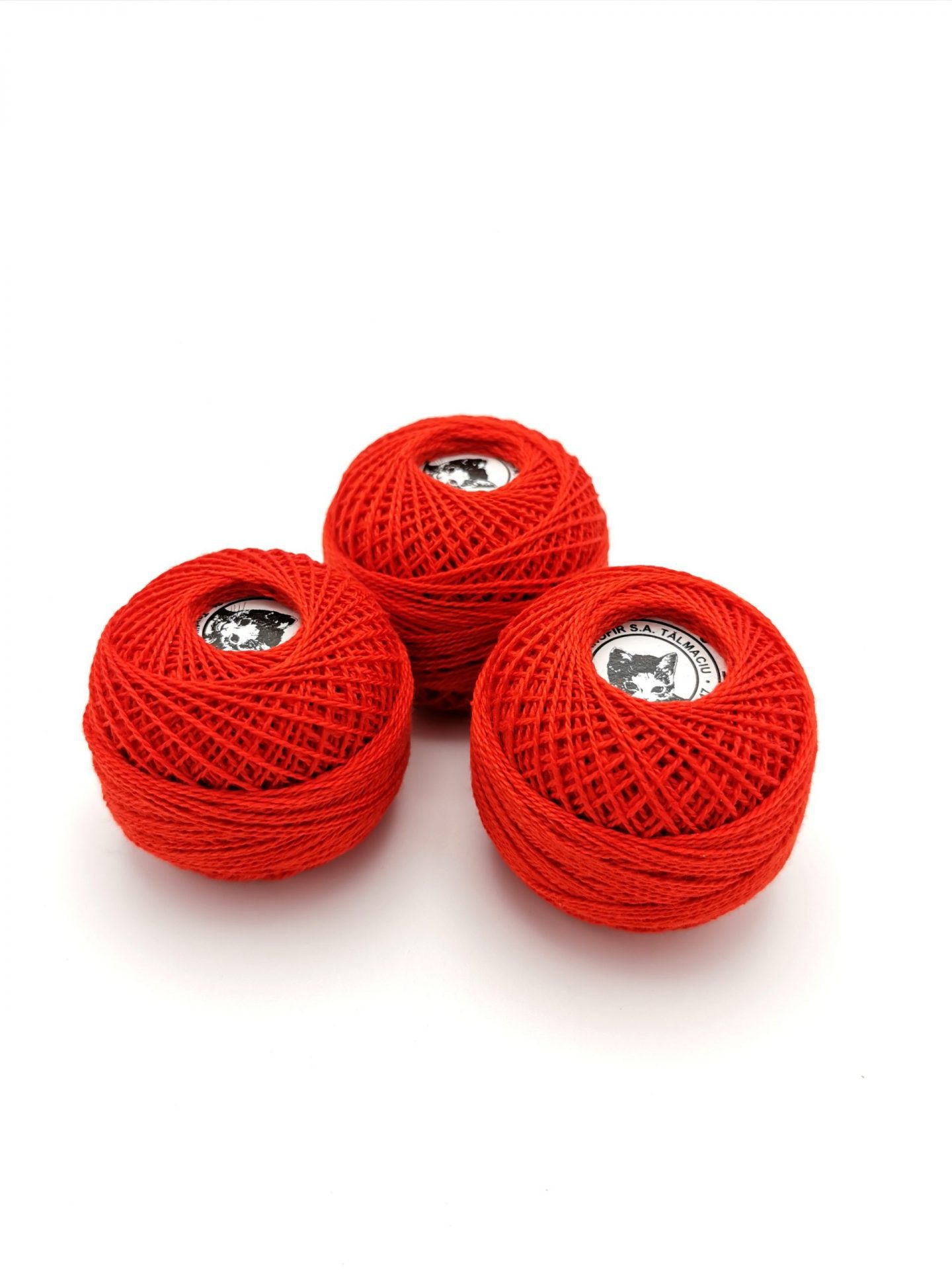 Cotton Perle Românofir fir românesc din bumbac rosu 1332