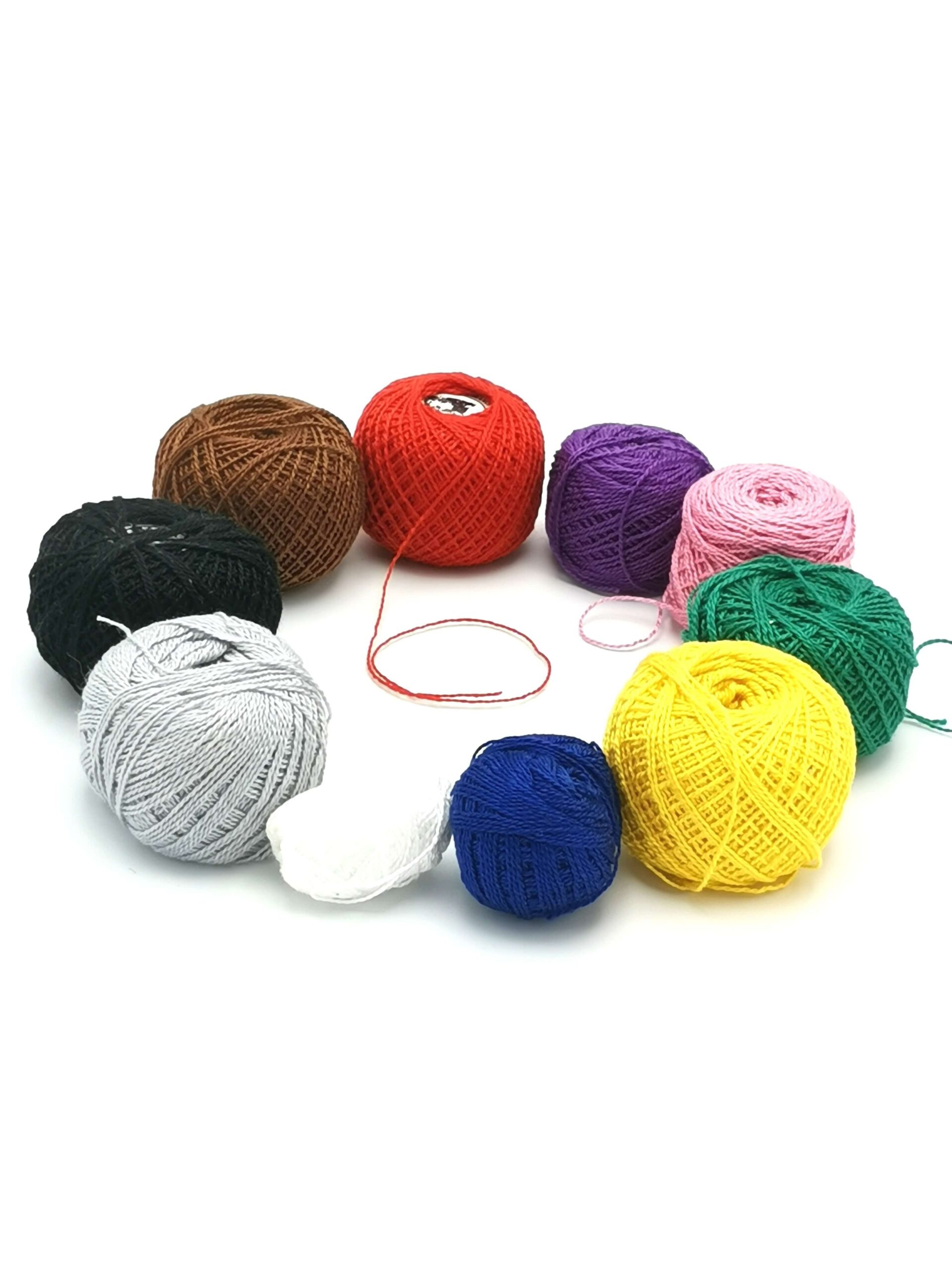 cotton perle ata colorata