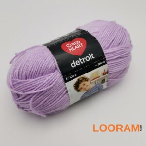 Detroit Red Heart fir acril mov lila 98332