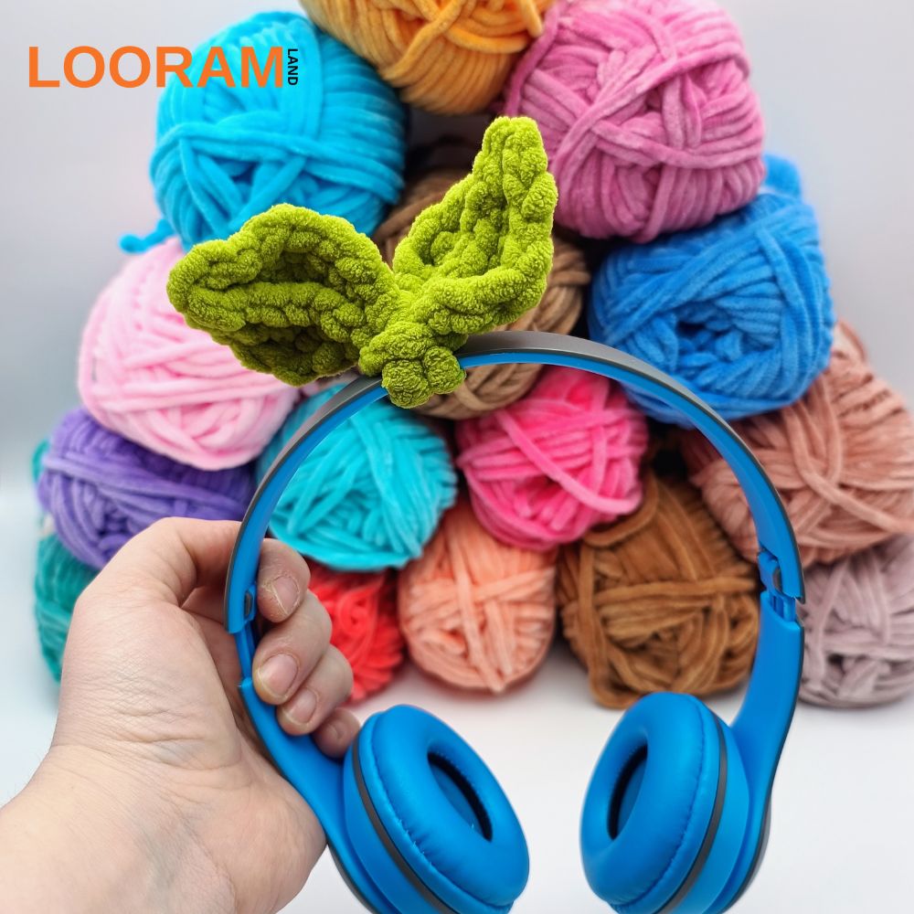 Frunzulițe croșetate accesorii pentru căști sau semn de carte – pe comandă