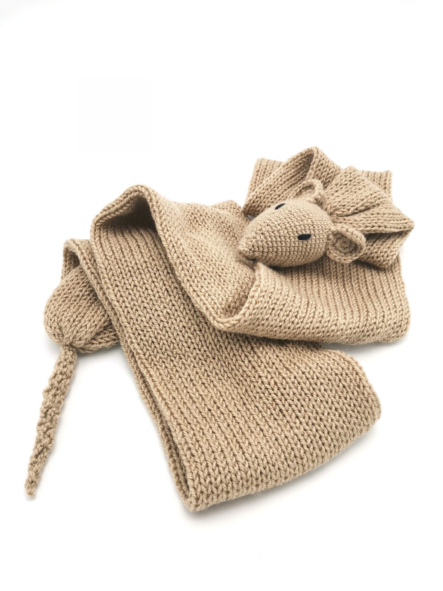 Fular tricotat soricel – pe comanda