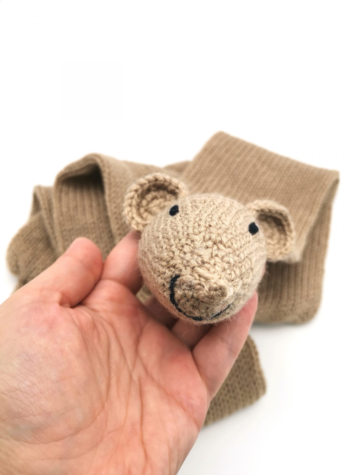 Fular tricotat soricel