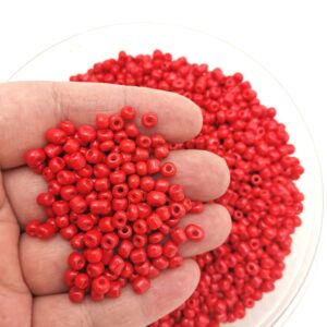 Margele de nisip rosii cod C1 4 mm