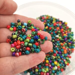Margele de nisip mix multicolor cod M2 4 mm