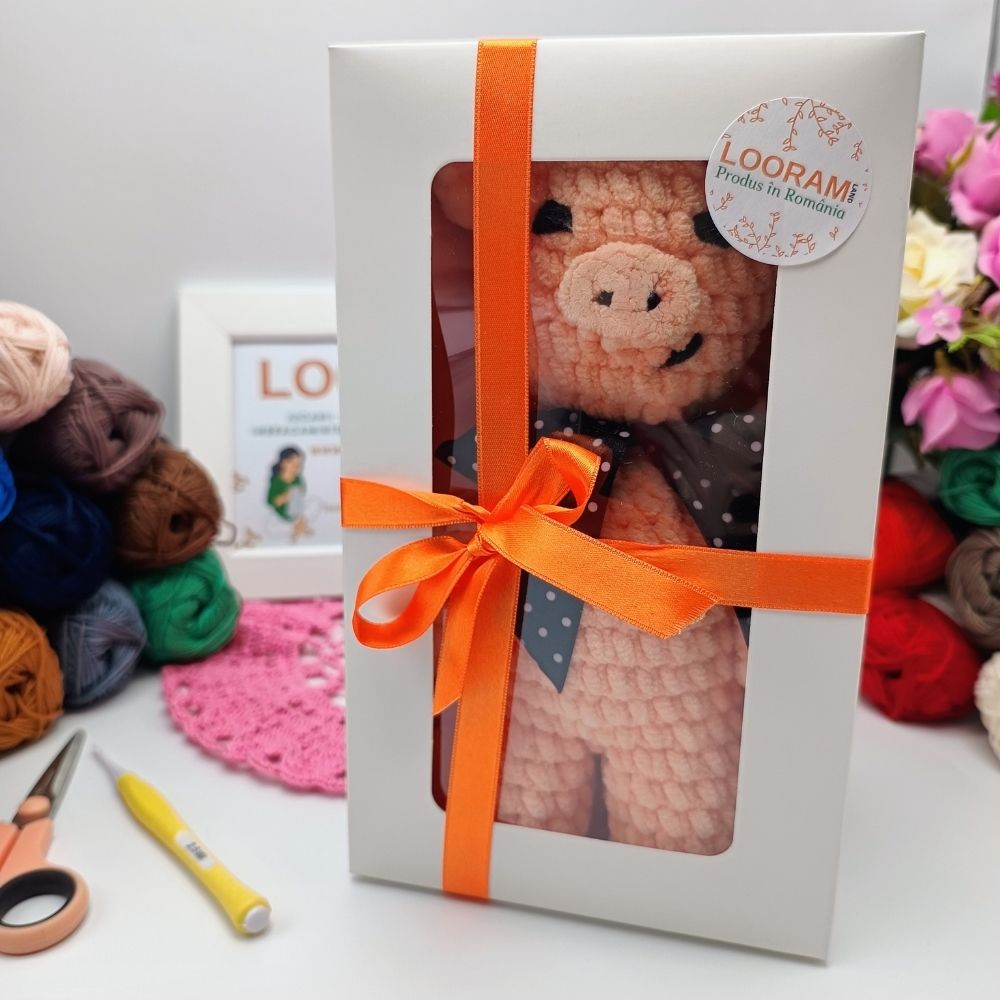 porcusor crosetat jucarie lucrata manual (2)