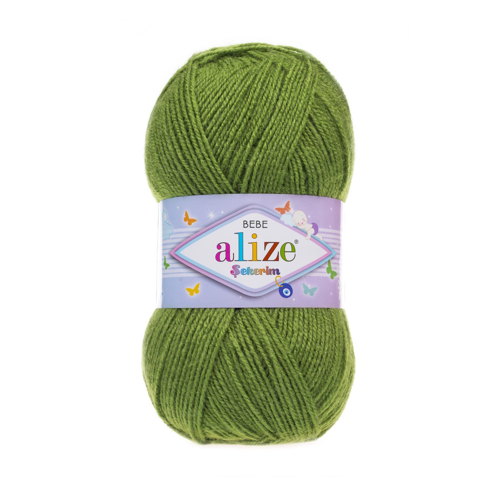 Sekerim bebe Alize fir acril verde 210