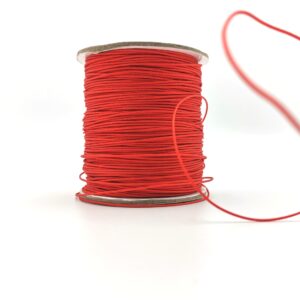 Snur rosu cu guta 1 mm 10 m