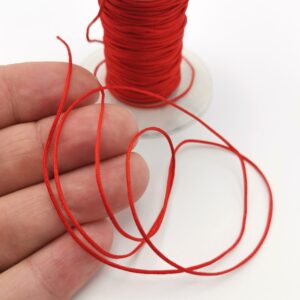 Snur shamballa rosu 1 mm 10 m