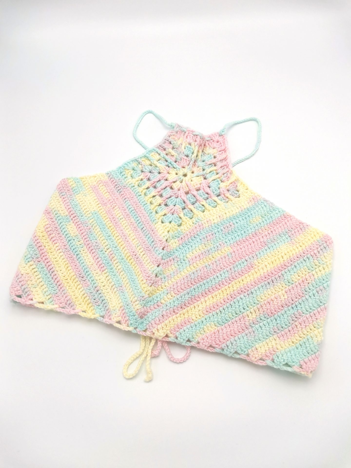 Top crosetat manual multicolor – bluza handmade