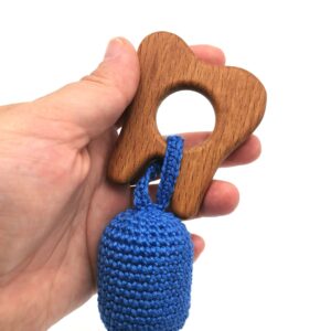 Jucarie zornaitoare cu dintisor din lemn